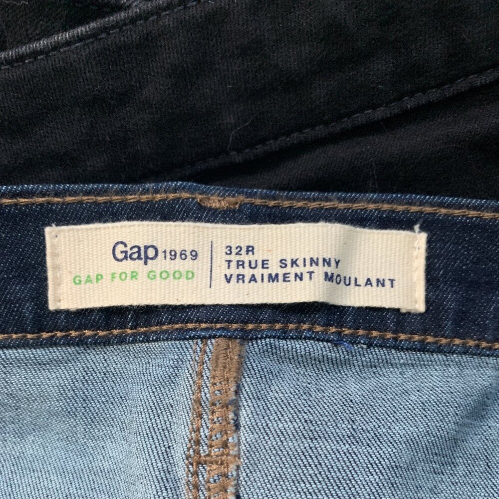 GAP True Skinny 360 stretch jeans size 32 Dark Indigo NWT - Picture 9 of 12